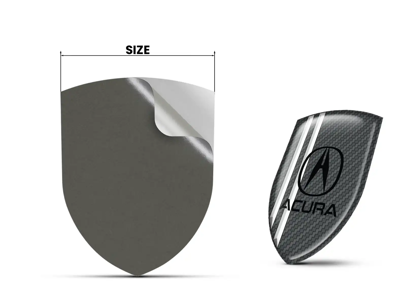 Honda Acura Adesivi Vetri Auto Stile Corsa Regolabili